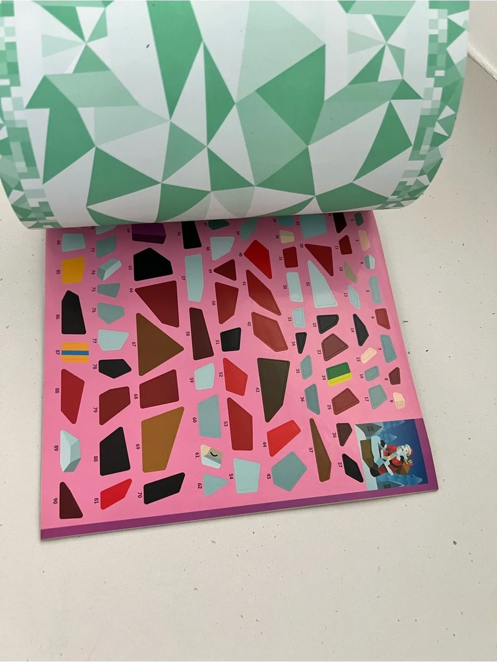 New Paint by stickers Holly Jolly Christmas - Green
